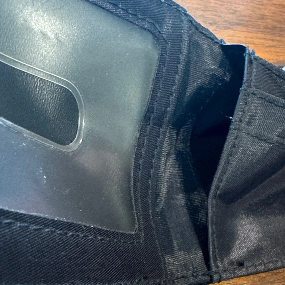 Black Wallet with Flames